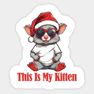 This is My Kitten Sticker